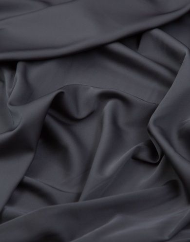 1ИШ_05 Искусственный шёлк цвет Тёмно-серый, плотность 130 гр/м2, ширина 150 см от Grasser