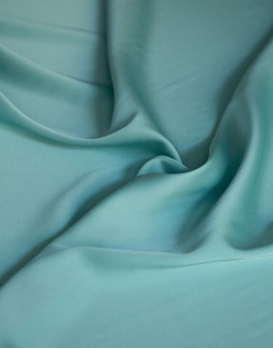 1ИШ_27 Искусственный шёлк цвет Бирюзово-голубой, плотность 130 гр/м2, ширина 150 см от Grasser