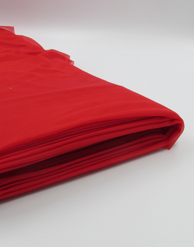 Бюстовая неэластичная сетка цвет Красный 140 см от Grasser