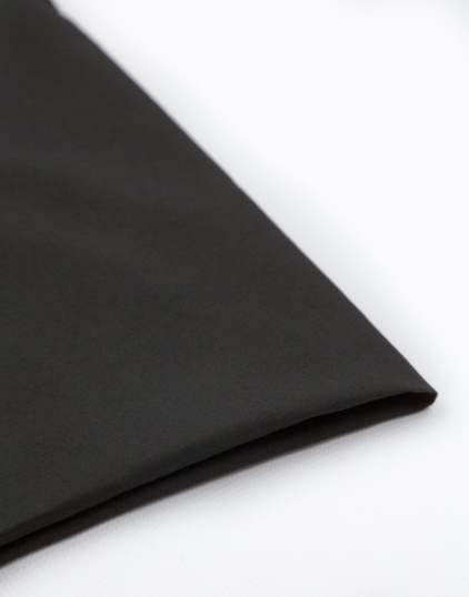 22009 Плательно-сорочечный хлопок цвет Чёрный, плотность 105 гр/м2, ширина 150 см