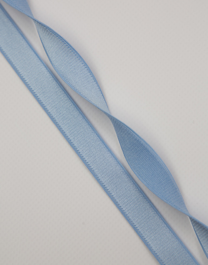 Бретель без фестона цвет Спокойный голубой 15 мм