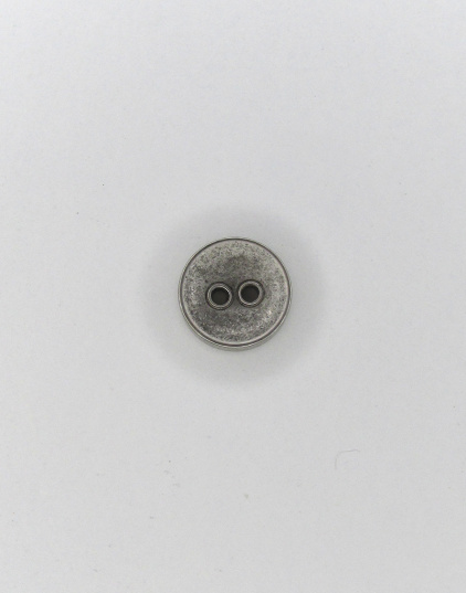 Пуговица пластиковая цвет: серебро 17 мм
