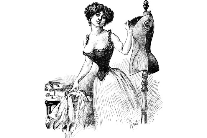 Обучение женщин шитью в России в 19 веке. Появление курсов кройки и шитья.