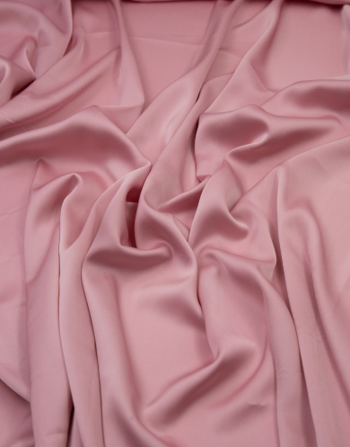 8028-71 Искусственный шёлк цвет Розово-пудровый 100 гр/м2, 150 см
