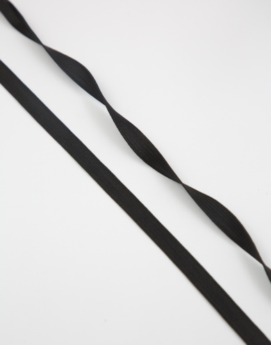 Резинка эластичная чёрная (продежка) 10 мм от Grasser