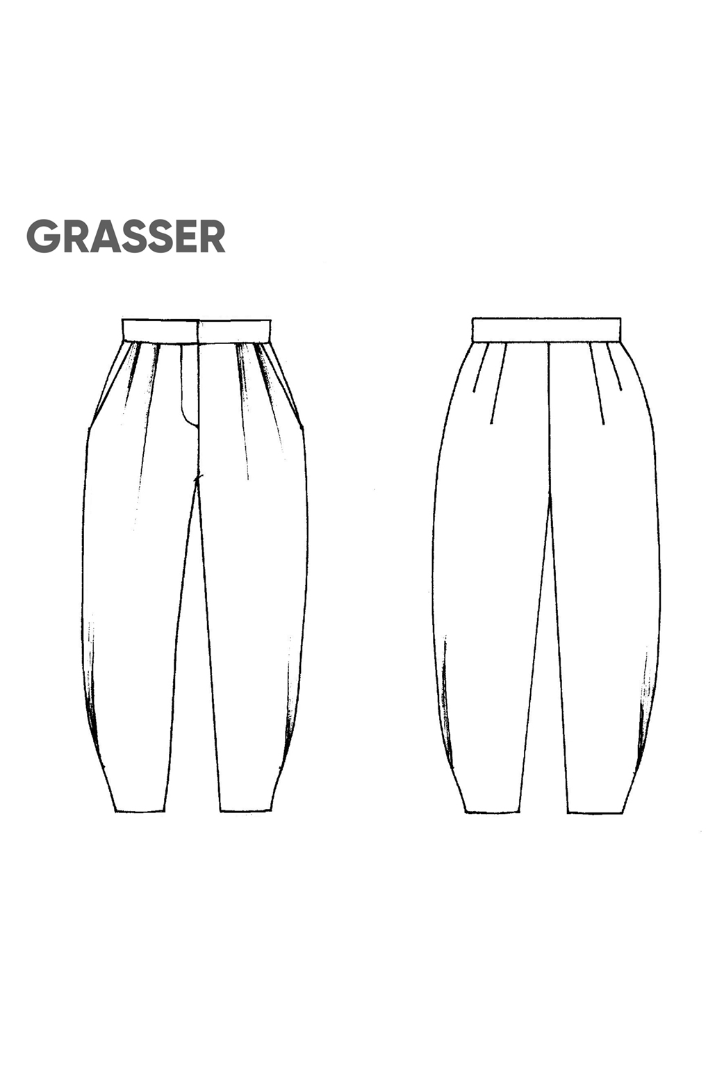 Брюки, выкройка Grasser №743 – купить на сайте GRASSER