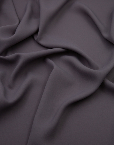 8058-48 Искусственный креп-шёлк цвет Серый 120 гр/м2, 150 см