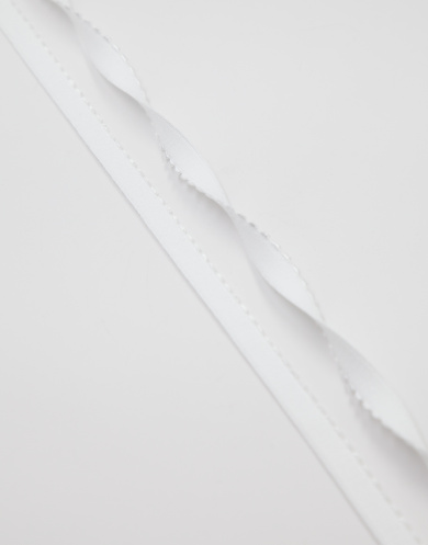 641/12-001 Резинка отделочная с фестоном Lauma цвет Белый (001) 12 мм