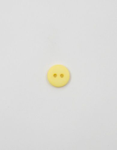 58063 Пуговица пластиковая 11 мм цвет Жёлтый