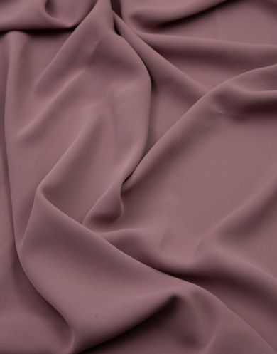 8065-63 Искусственный шёлк матовый цвет Лилово-пудровый 130 гр/м2, 150 см