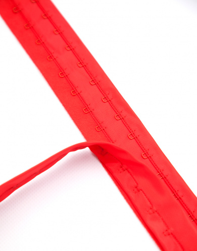 2494-100 Застёжка ARTA-F (крючок-петля) на ленте цвет Красный (100) от Grasser