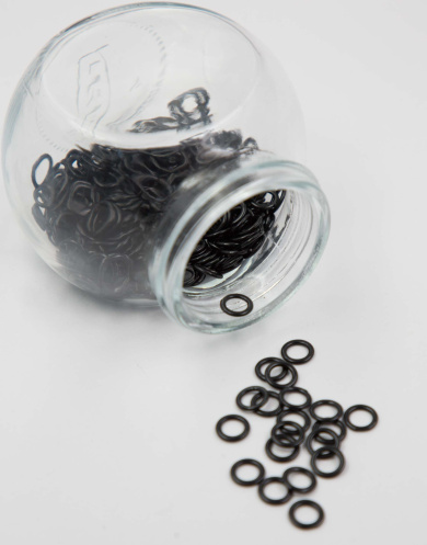 H006-170 Кольцо металлическое ARTA-F цвет Чёрный (170) 6 мм