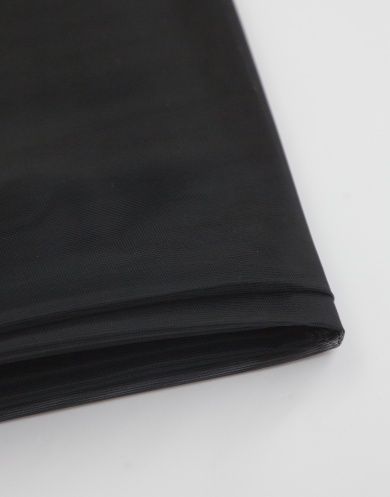 387-170 Неэластичная сетка (корсетная) цвет Черный (170) 40 гр/м2, ширина 160 см от Grasser