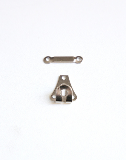 Крючок брючный металлический пришивной цвет никель 10 мм