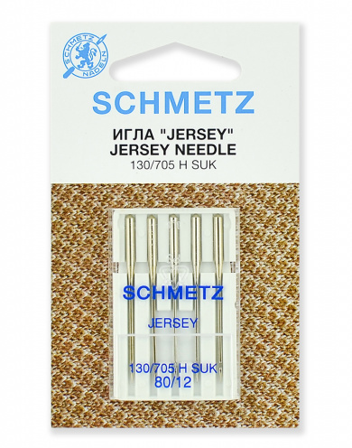 Иглы для швейных машин Schmetz 22:15.FB2.VCS джерси 130/705H SUK № 80, 5 шт. от Grasser