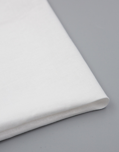 Плательно-костюмный лён с вискозой цвет Белый плотность 190 гр/м2, ширина 135 см от Grasser