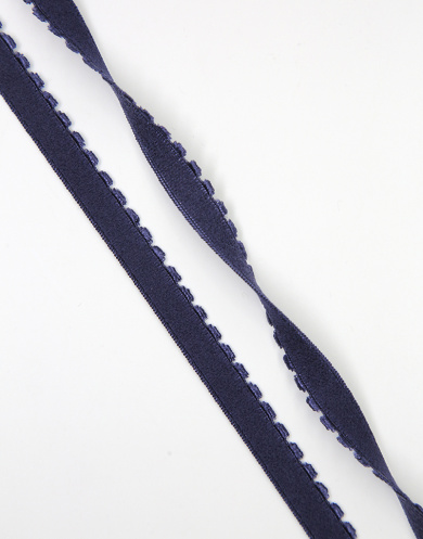 641/10-061 Резинка отделочная с фестоном Lauma цвет Темно-синий (061) 10 мм от Grasser