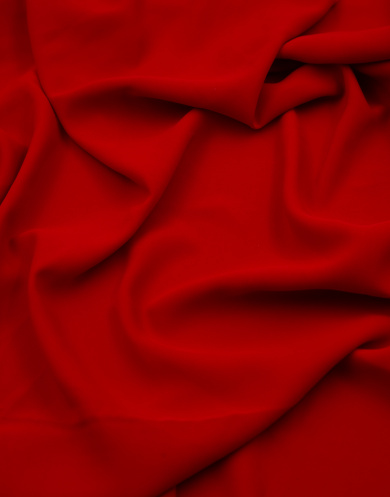 8065-1 Искусственный шёлк матовый цвет Красный 130 гр/м2, 150 см