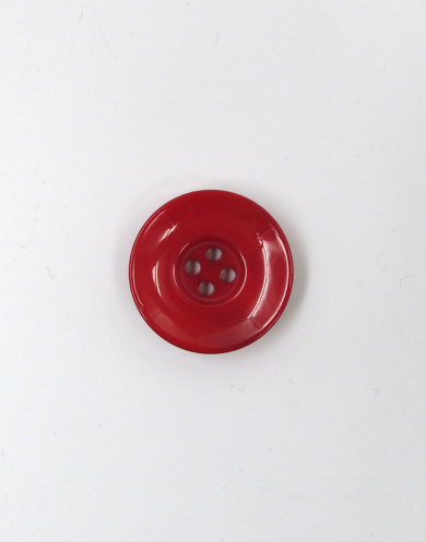 58011 Пуговица пластиковая 27 мм цвет Красный