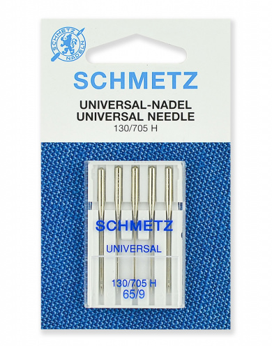 Иглы для швейных машин Schmetz 22:15.2.VJS стандартные 130/705H № 65, 5 шт.