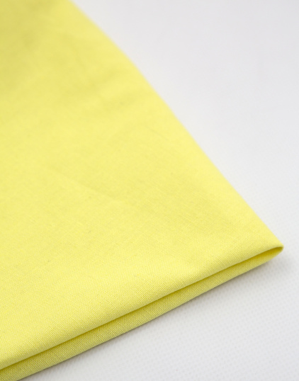 Плательно-костюмный лён с хлопком и эластаном цвет: Лимонный, плотность 190 гр/м2, ширина 140 см
