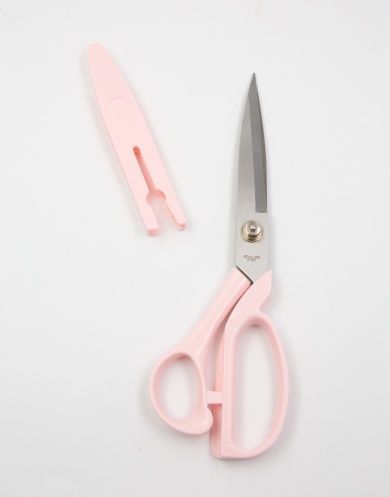 TPS-225R Ножницы портновские 23 см с пластиковыми ручками и защитным колпачком, розовые
