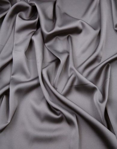 8028-45 Искусственный шёлк цвет Серый 100 гр/м2, 150 см