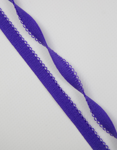 648/10-289 Резинка отделочная с фестоном Lauma цвет Фиолетовый (289) 10 мм от Grasser