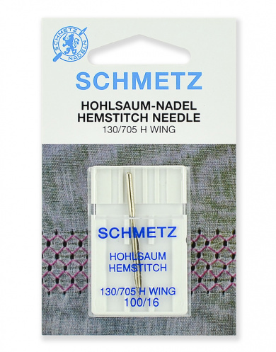 Иглы для швейных машин Schmetz 22:20.2.SES для мережки 130/705H № 100, 1 шт.