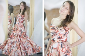 Платье студентки московской школы GRASSER Анны Трофимовой. Процесс создания