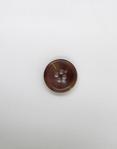 57916 Пуговица пластиковая 15 мм цвет Тёмно-коричневый