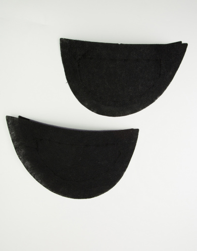 ВС1-110/22п10нЧ Плечевые накладки черные втачные 220*110*10 мм от Grasser