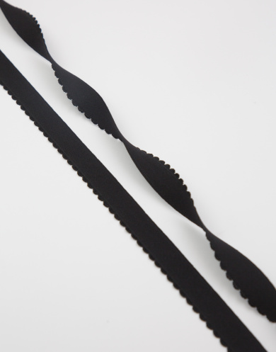 605/20-170 Резинка отделочная с фестоном Lauma цвет Чёрный (170) 20 мм от Grasser