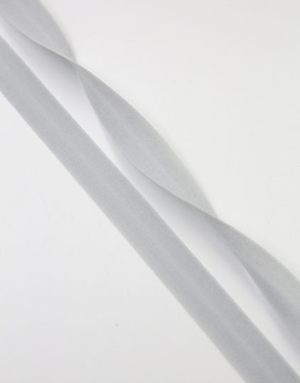 Бейка окантовочная цвет Светло-серый 15 мм