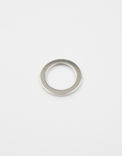 Кольцо металлическое цвет Никель 20 мм