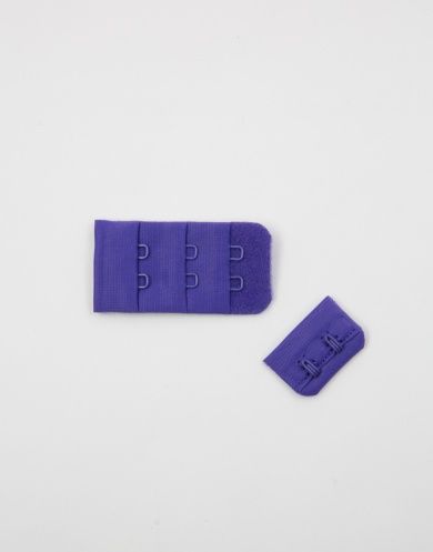 81115 Застёжка (крючок-петля) цвет Фиолетовый (289) на 2 крючка, 32 мм