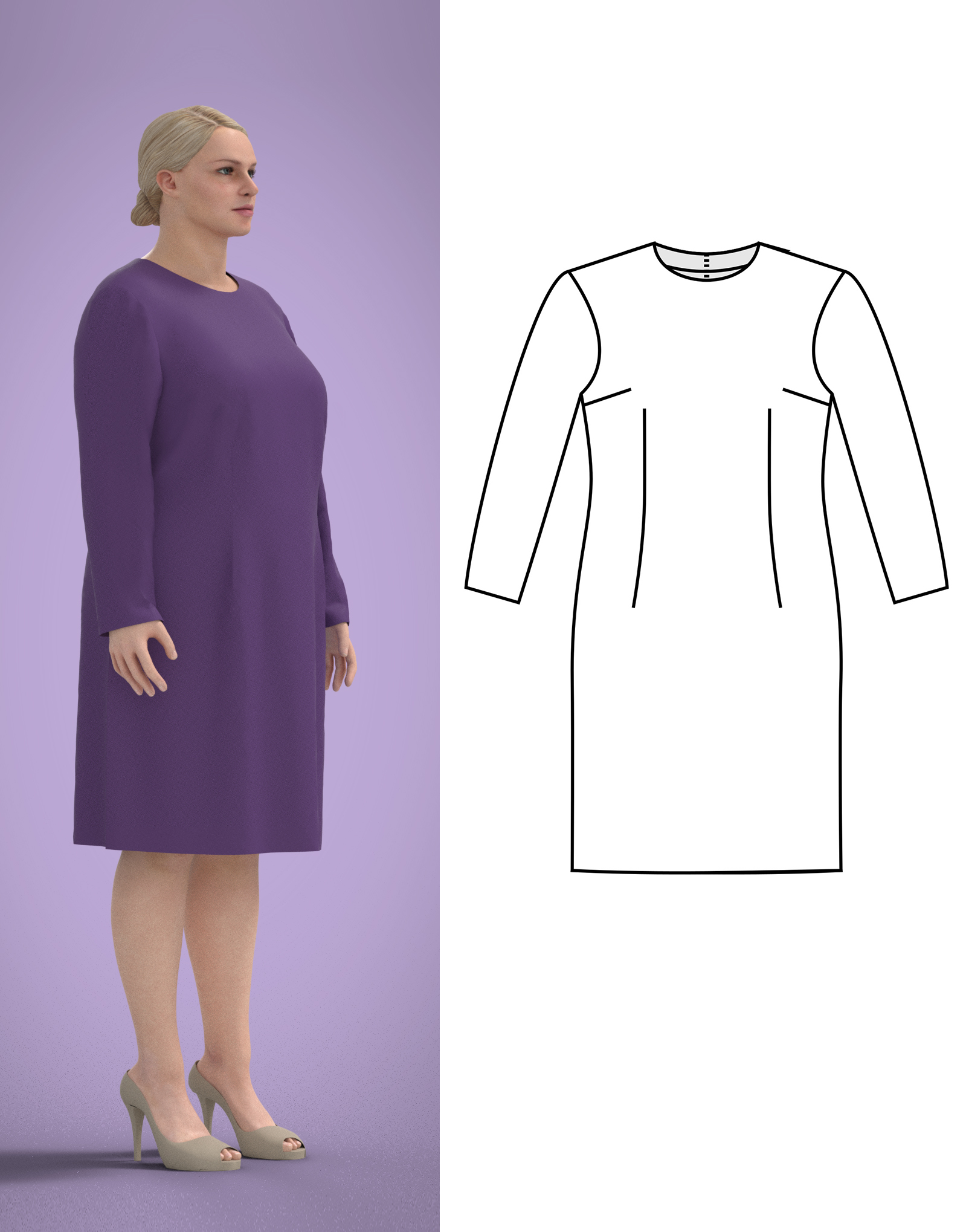 Создание выкройки основы платья 60 размера: Подробная пошаговая инструкция с иллюстрациями