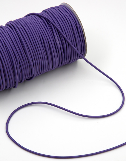 Шнур шляпный цвет Фиолетовый 3 мм