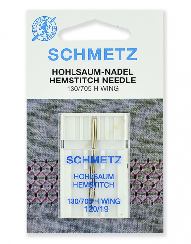 22:20.2.SGS Иглы для швейных машин Schmetz для мережки 130/705H № 120, 1 шт.
