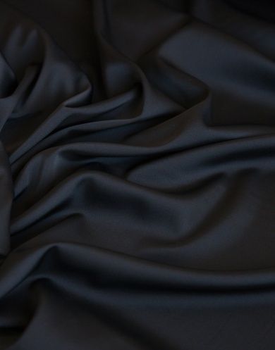 1ИШ_50 Искусственный шёлк цвет Чёрный 130 гр/м2, ширина 150 см