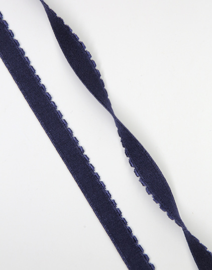 641/12-061 Резинка отделочная с фестоном Lauma цвет Темно-синий (61) 12 мм