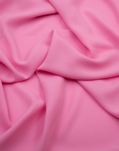 8058-6 Искусственный креп-шёлк цвет Розовый 120 гр/м2, 150 см