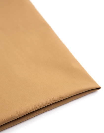 Плательно-костюмный хлопок сатин цвет: Карамельный, плотность 170 гр/м2, ширина 145 см