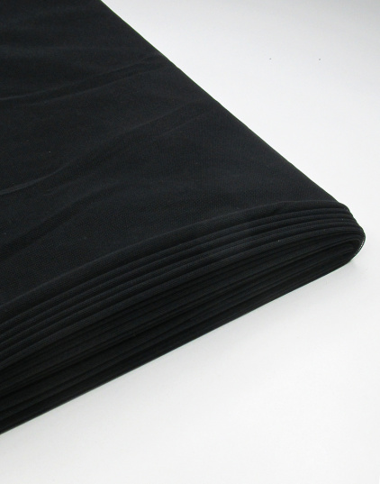 556C-170 Эластичная сетка Lauma цвет Чёрный (170) 80 гр/м2, ширина 150 см