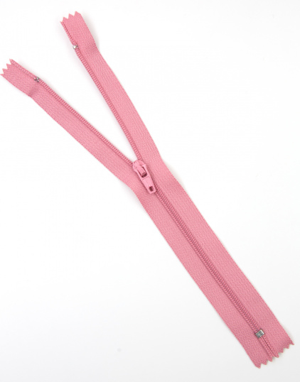 57019 Молния пластиковая витая цвет Пыльно-розовый 20 см