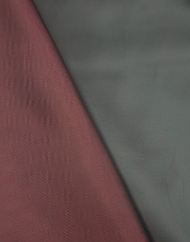 Подкладка двусторонняя цвет Изумрудно-бордовая, плотность 88 гр/м2, ширина 140 см от Grasser