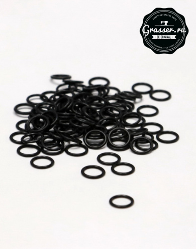 Кольцо металлическое ARTA-F цвет Черный (170) 9 мм от Grasser