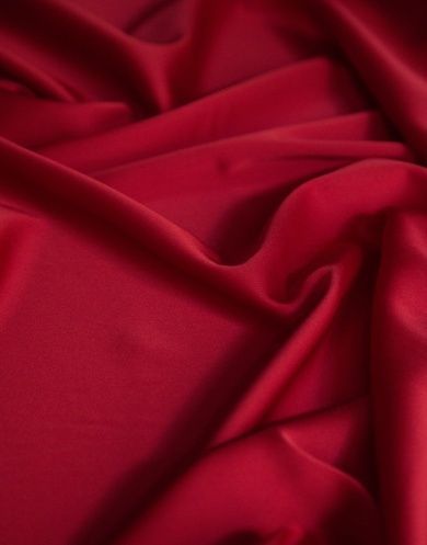 1ИШ_01 Искусственный шёлк цвет Красный, плотность 130 гр/м2, ширина 150 см от Grasser