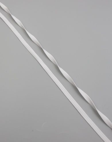 62201 Резинка эластичная белая (продежка) 7 мм от Grasser