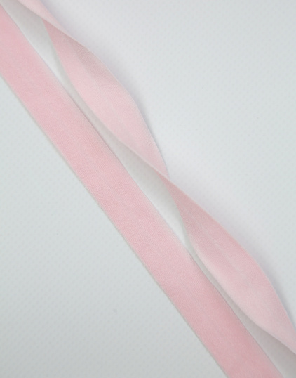 Бейка окантовочная цвет Светло-розовый 15 мм